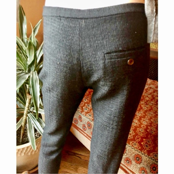 Isabel Marant 100% virgin wool charcoal trousers sz 2 - Picture 9 of 12